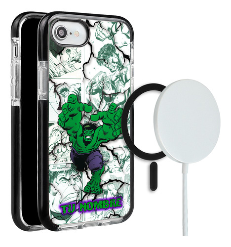 Funda Para iPhone Magsafe Marvel Hulk Personalizada