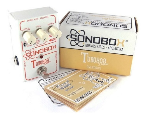 Sonobox Tubo808 Deluxe Overdrive Pedal Efecto Para Guitarra 