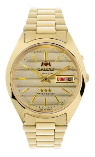 Relógio Orient Masculino Automático Dourado 469wc2 C1kx