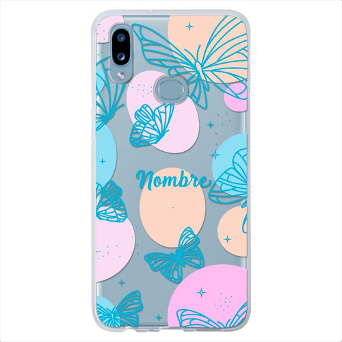 Funda Para Galaxy Mariposas Personalizada Con Nombre