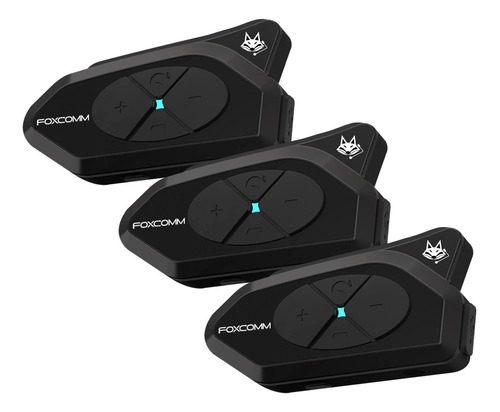 Pack X3 Intercomunicadores Bluetooth Fox G4 (4 Pilotos)