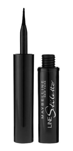 Delineador Líquido Maybelline Line Stiletto  Blackest Black