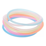 4 X 10 Pulseras De Silicona Luminosas Geniales, Cuerdas Para