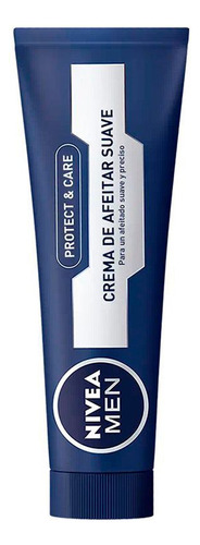 Crema De Afeitar Nivea Protect & Care Suave 100 Ml