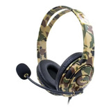 Headset P2 Gamer Camuflado C/microfone P/ps4/ X-one Celular