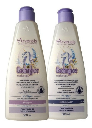  Kit Cachinhos Arvensis Shampoo E Condicionador 300ml Cada