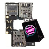 Leitor Chip Para Moto G3 Conector Entrada Cartão De Memória