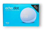 Amazon Echo Dot 5ta Gen Con Reloj Asistente Alexa Cloud Blue