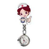 Reloj Enfermera Metal Broche Mujer Dama Hospital Ok 1005