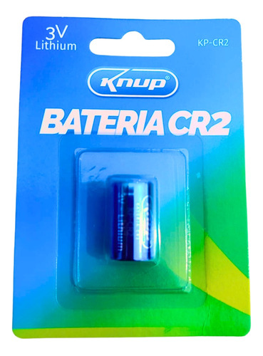 Pilha Bateria Cr2 Original Knup Lithium 3v - 1 Unidade