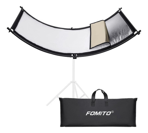 Fomito Clamshell Reflector Curved Difusor Para Fotografía St