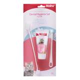 Set De Higiene Dental Para Gatos Bioline