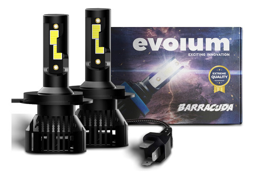 Auto Faros Leds Evolum Kit Auxiliares B5 H4 9007 9004 H13