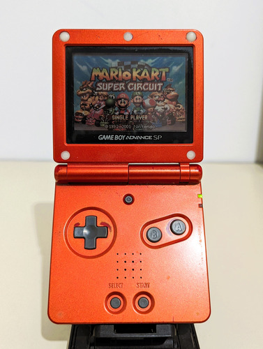 Gameboy Advance Sp Rojo Usado Aceptable Con Cargador