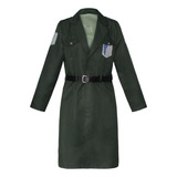 Attack On Titan Season 4 Trench Coat Hulk Investigative Corps Regimental Clothing Cosplay Clothing Army Green Coat