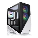 Gabinete Thermaltake Divider 370 Tg Argb Snow Mid Tower Color Blanco