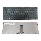 Teclado Para Notebook Lenovo G40-70 80ga Portugués Color Negro