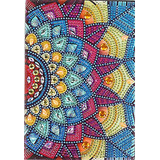 Cuaderno 5d De Pintura Con Diamantes Mandala, 8.27x5.71in