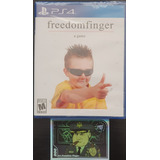 Freedom Finger + Tarjeta # 200 + Poster - Ps4