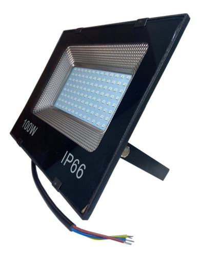 Refletor Led 100w Holofote Bivolt Prova Dágua Ip66 Verde