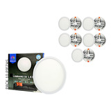 Plafon Led 18w Luminario Empotrado Spot Ajustable 10 Piezas