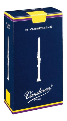 Vandoren Tradicional Cañas Para Clarinete Sib - 10 Cañas