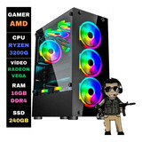 Pc Gamer Ryzen 3 3200g 16gb Ddr4 Ssd Radeon Vega
