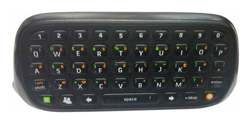 Chat Pad Original Para Control Xbox 360 Segunda Mano Negro