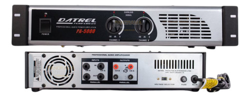 Amplificador Potencia Datrel 600 Wrms Pa5000