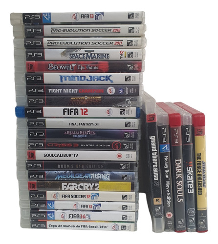 Lote Jogos Ps3 Playstation 3 - 25 Jogos
