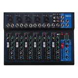 Channel Professional Powered Mixer Power Mixing Live Studio 