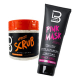 Kit Level 3 Facial Apricol Exfoliante + Pink Mask