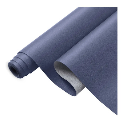 Tela Para Tapizar Tacto Piel Vinil Colores Color Azul Marino Diseño De La Tela Lisa | MercadoLibre