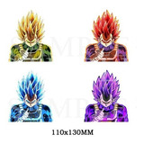 Sticker 3d Movimiento Anime Dragon Ball Super Vegeta Saiya 2