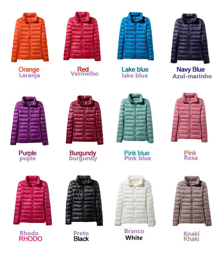 Parka De Plumas Ripstop Clásica Mujer