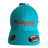 Gorra Azul Columbia Unisex Pfg Mesh Ball Cap Talla L-xl.