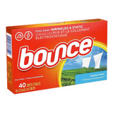 Hojas Para Secadora Con Suavizante De Telas Bounce 40un