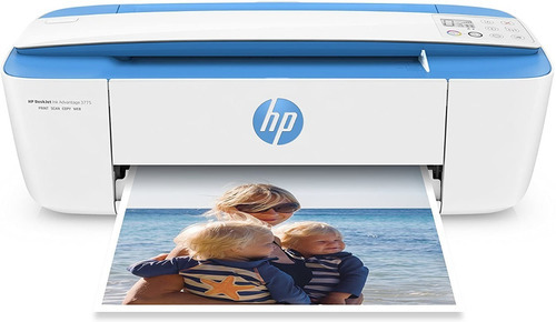 Multifuncional Hp Deskjet Ink Advantage 3775 Wifi Color Azul Eléctrico