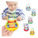 Juego Madera Infantil Laberinto Bebe Beads Didáctico Peq