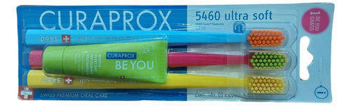 Escova Dental Premium Curaprox Kit Com 03 Unid Escolha A Cor