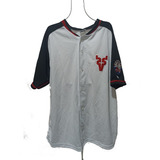 Jersey Venados Mazatlan Beisbol Hombre Blanca 2 Logos 2xl