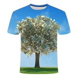 Camiseta De Estampado Digital Creative Arbol De Dinero