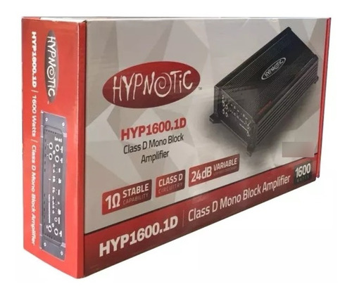 Amplificador Clase D Hypnotic Hyp1600.1d Para Bajos Nuevo 