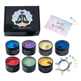 Set De Velas De Chakras Con Cristales Y Pulsera, Aromaterapi