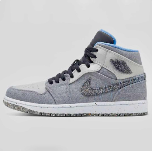 Nike Air Jordan Mid Crater Grey University Blue Original 39