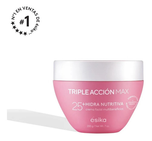 Crema Triple Acción Max 25+ - Hidra Nutritiva 200g - Ésika