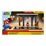 Nintendo Super Mario Lava Castle Deluxe Play Set, Includes: