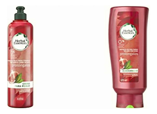 Herbal Essences Crema Para Peinar, Prolóngalos, 300 Ml +