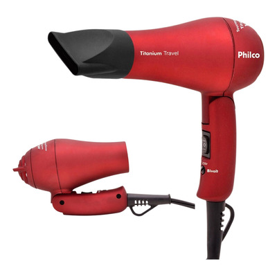 Secador Mini De Cabelo Portátil Pequeno 1000w Bivolt Viagem