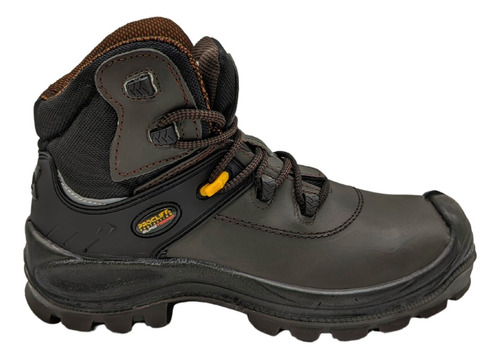 Bota Cliff 0329 De Trabajo Con Protección Poliamida Cafe-hom